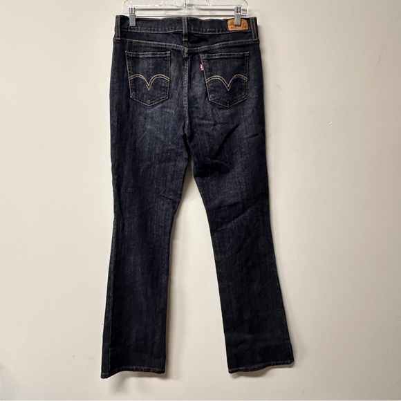 Levi’s 515 Bootcut ladies dark wash denim jeans size 10 L/C - Picture 3 of 7